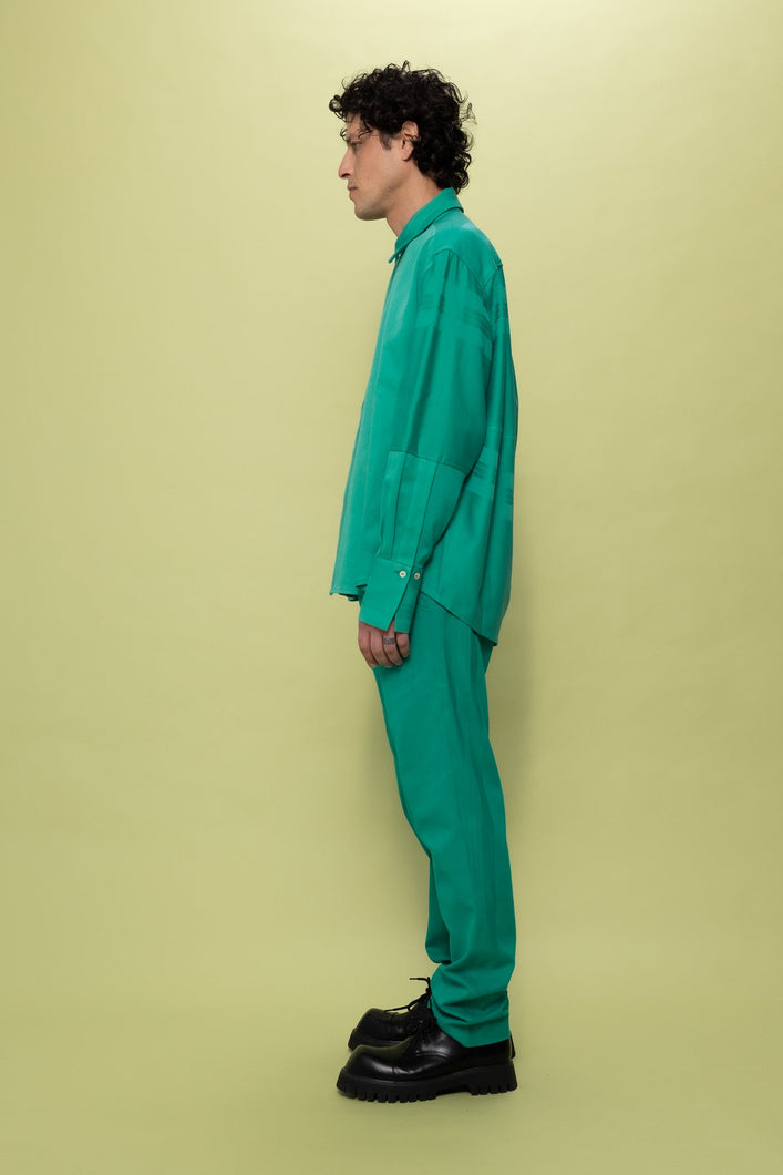 Load image into Gallery viewer, Nore Overshirt Seaweed Green