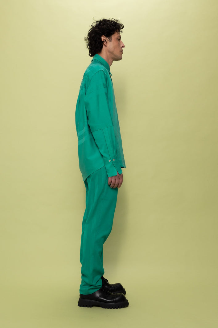 Load image into Gallery viewer, Nore Overshirt Seaweed Green