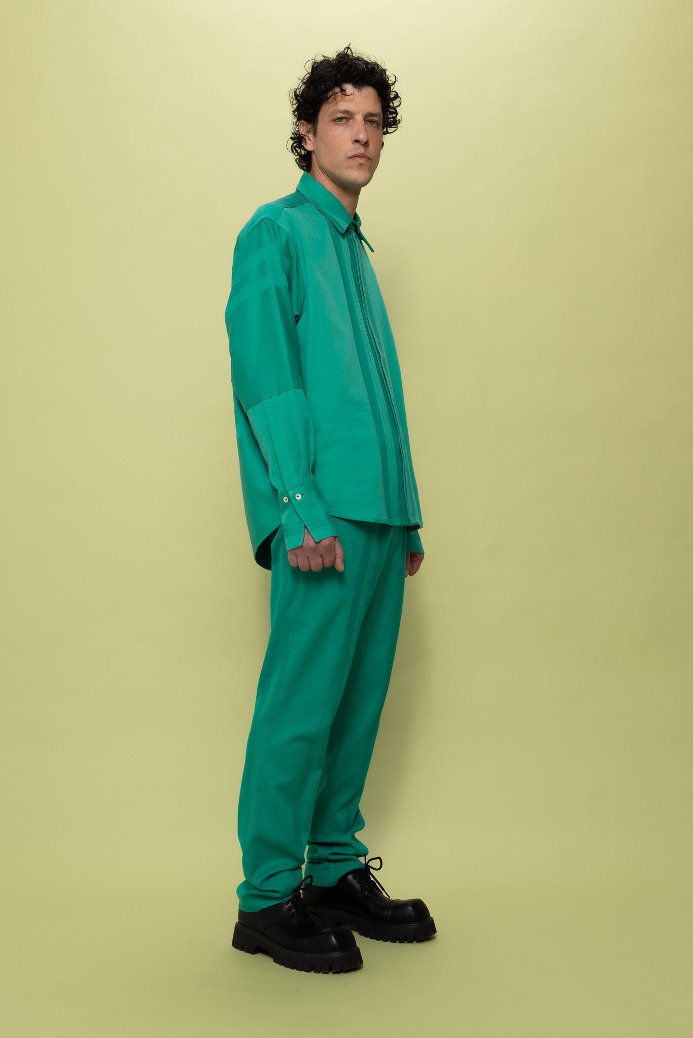 Nore Overshirt Seaweed Green