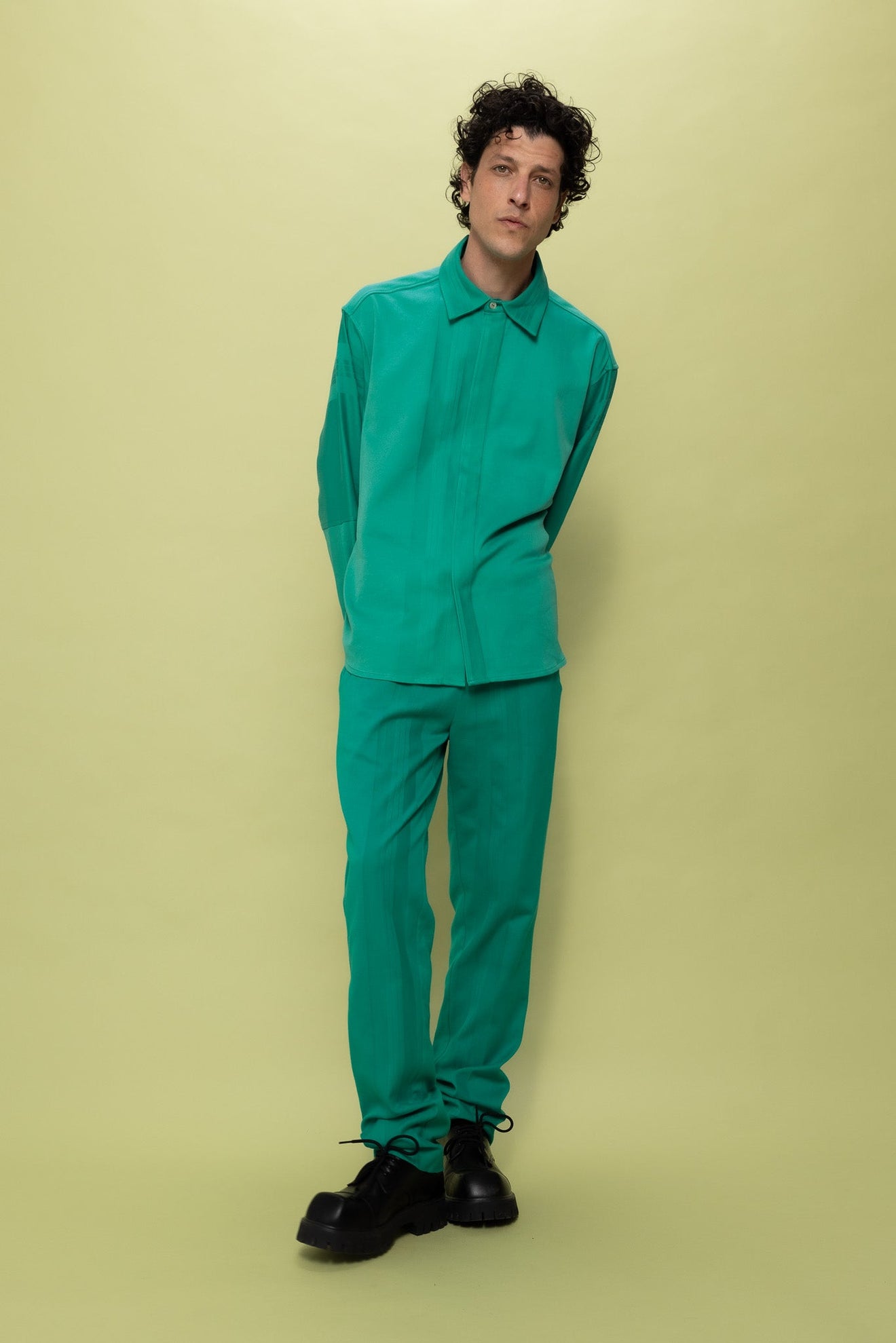 Nore Overshirt Seaweed Green