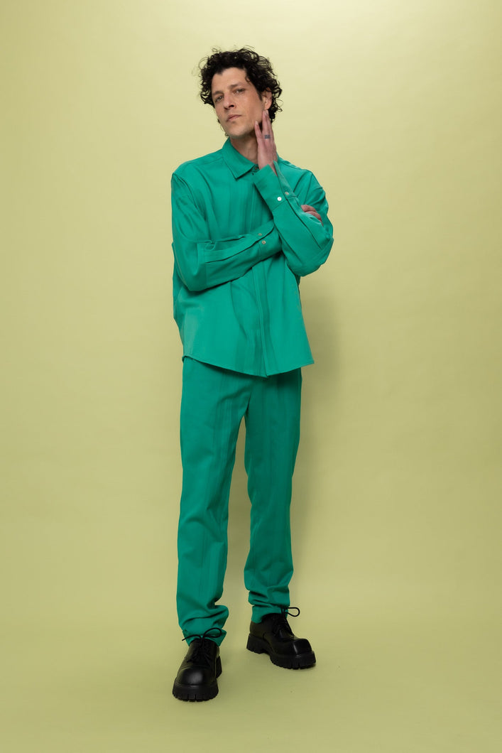 Load image into Gallery viewer, Nore Overshirt Seaweed Green