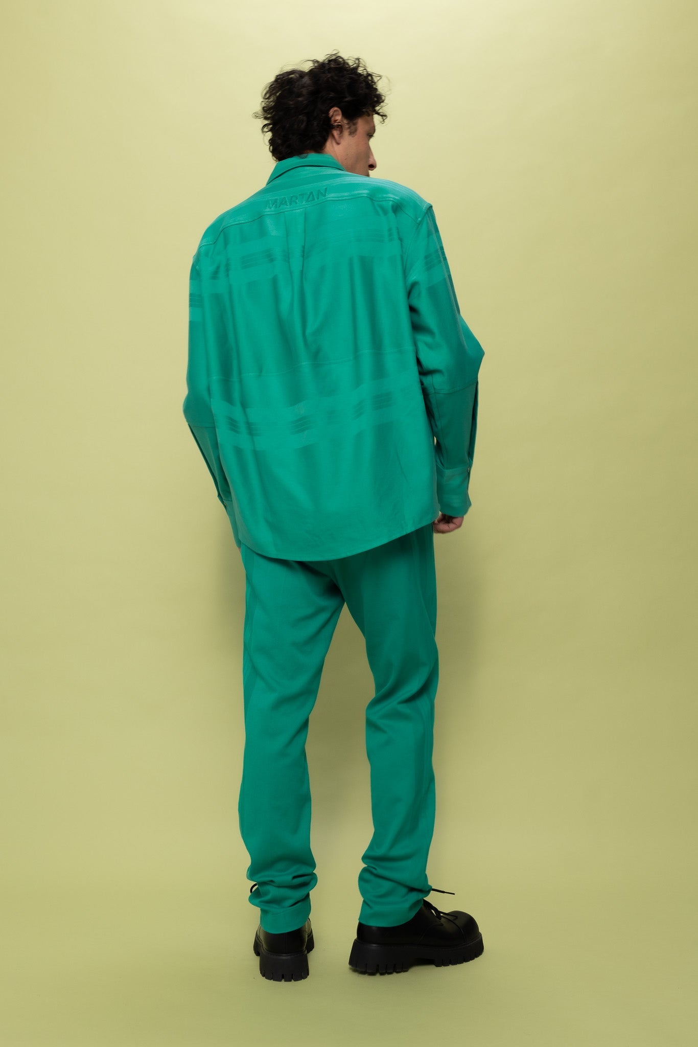 Nore Overshirt Seaweed Green