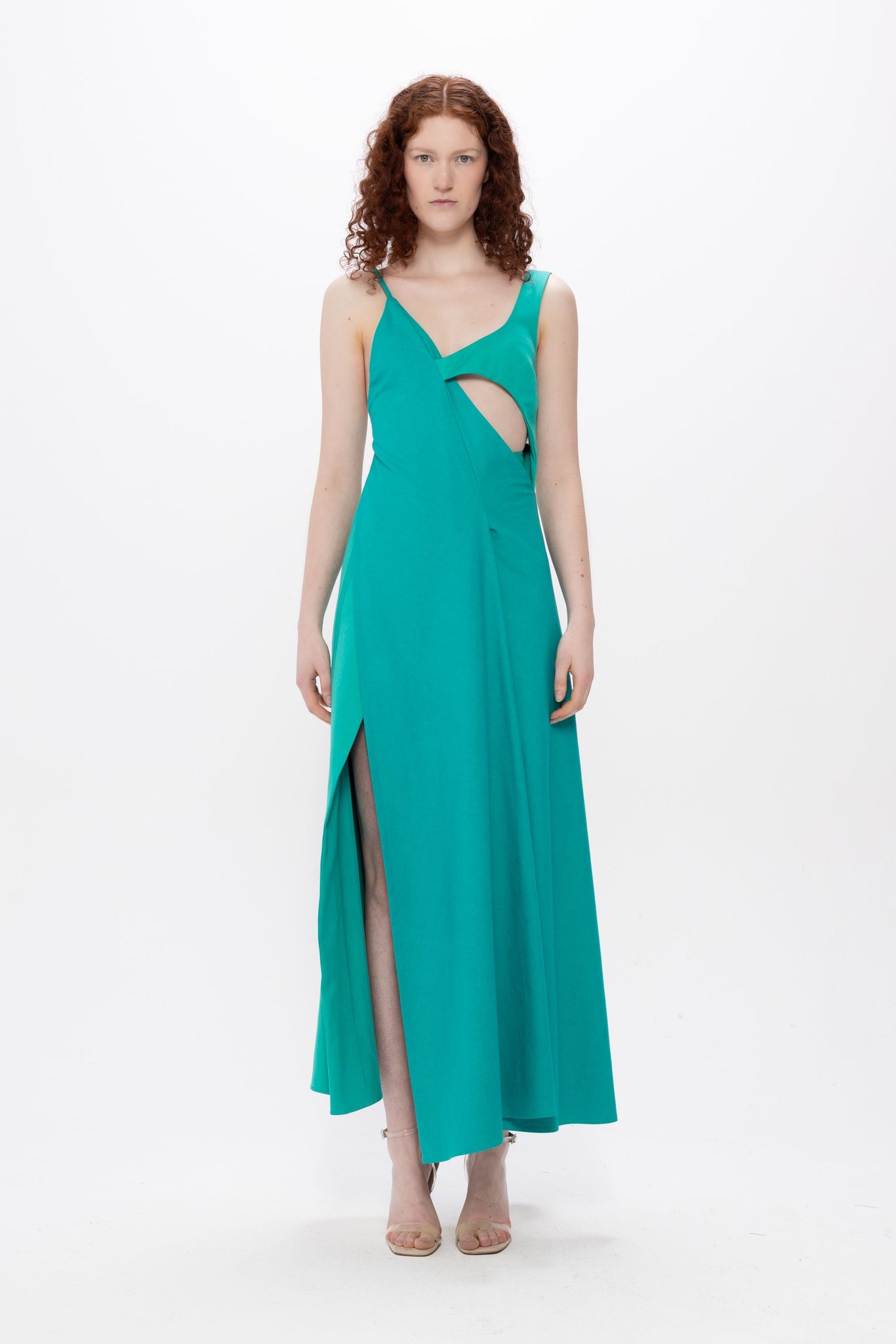 Lena Dress Seaweed Green