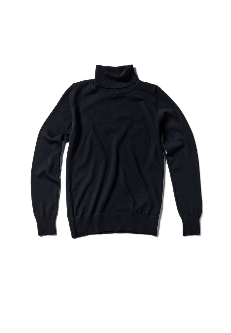 Load image into Gallery viewer, Roll Neck. Black