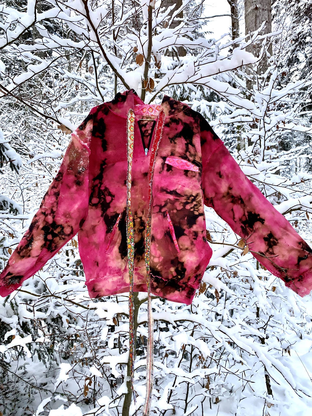 Sottes Fuschia Overdye Hoodie