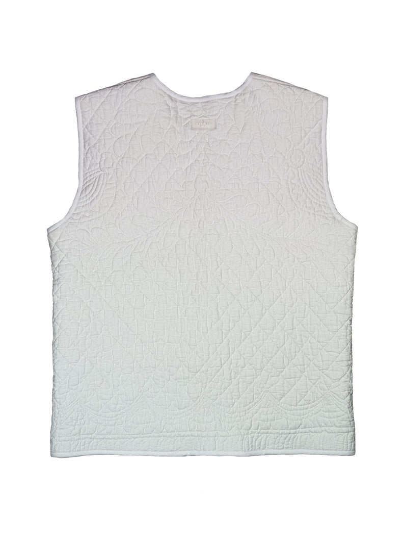 Load image into Gallery viewer, Kemkes White Quilt Bodywarmer L